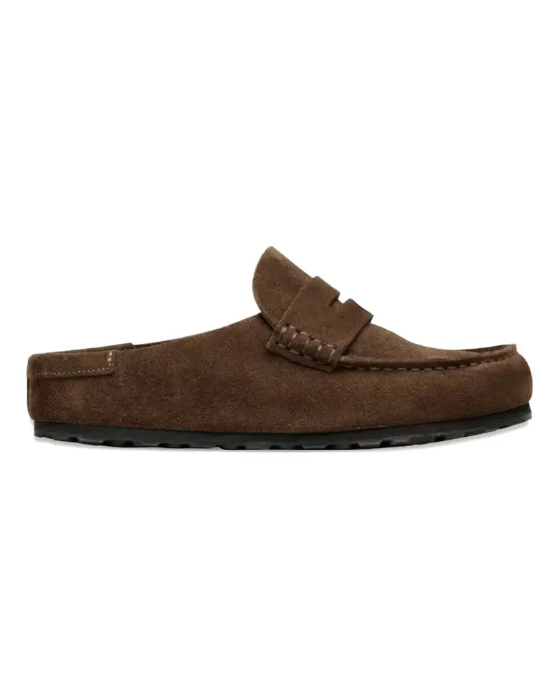 Birkenstock Naples suede mules - Braun Braun