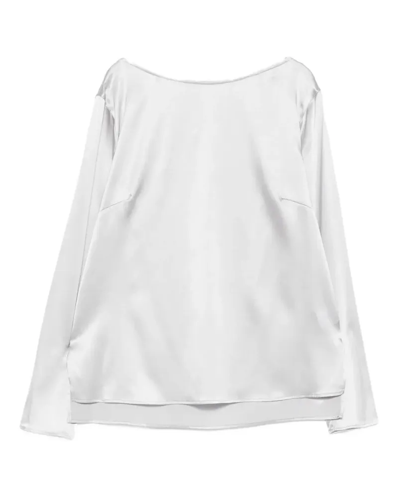 Purotatto Klassische Bluse - Grau Grau