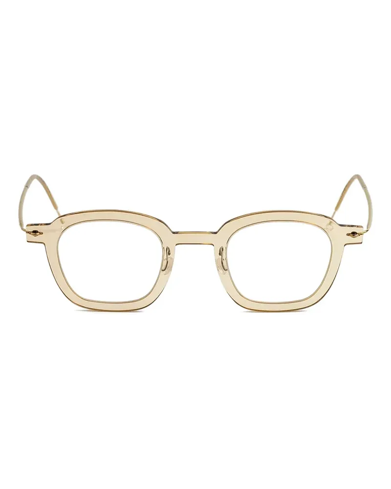 Lindberg 6587 square-frame glasses - Nude Nude