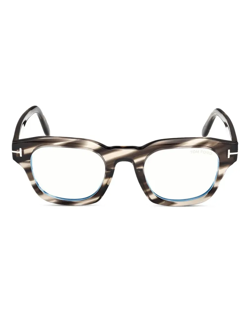 Tom Ford rectangle-frames glasses - Grau Grau