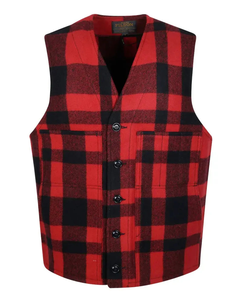 Filson Mackinaw wool vest - Rot Rot