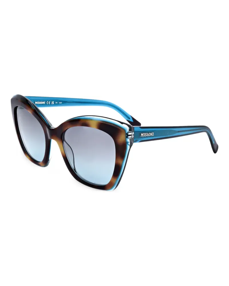 Missoni Sonnenbrille mit Cat-Eye-Gestell - Braun Braun