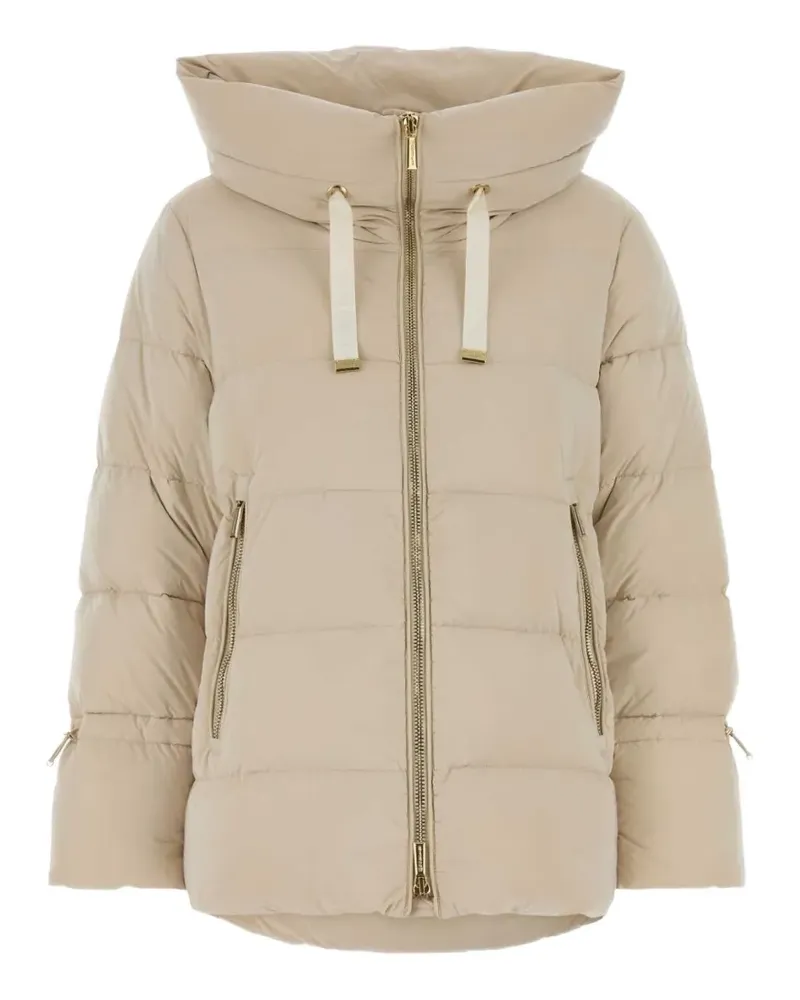 MOORER hooded down jacket - Nude Nude