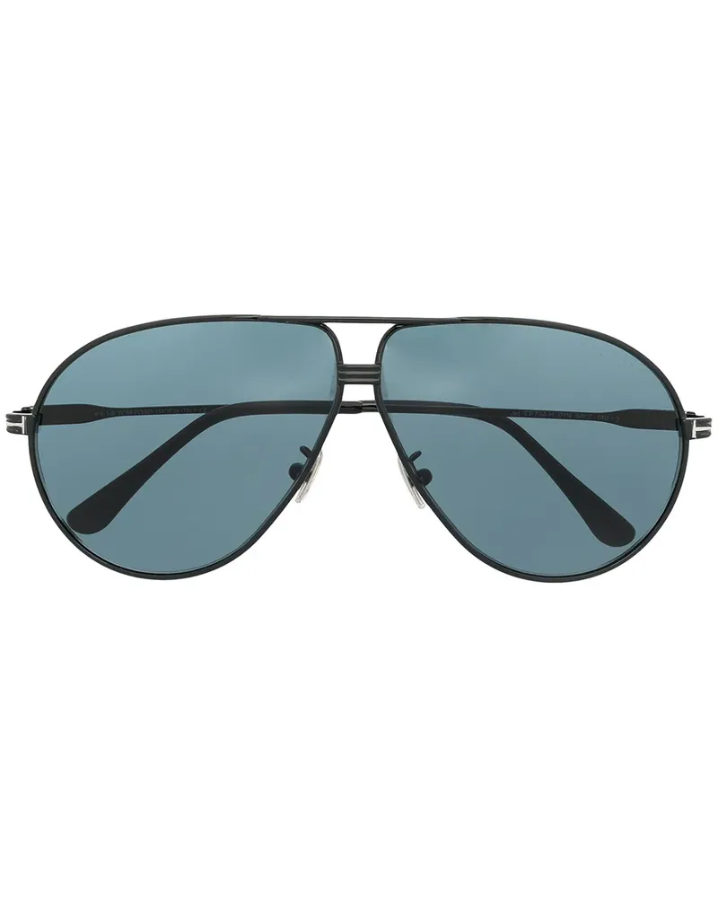 Tom Ford Getönte Pilotenbrille - Schwarz Schwarz