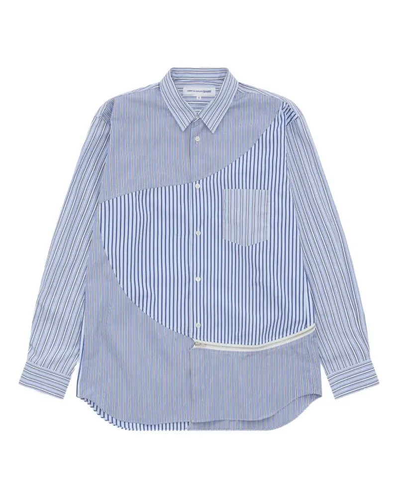 Comme des Garçons striped shirt - Blau Blau
