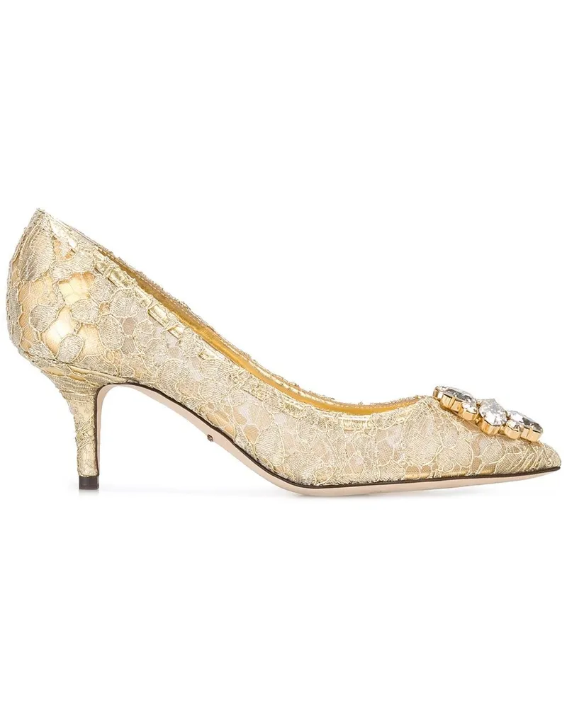 Dolce & Gabbana Bellucci' Spitzen-Pumps - Metallic Metallic