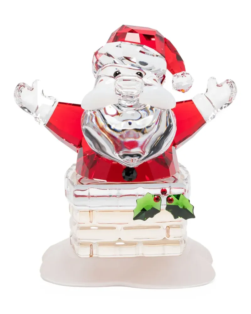 Swarovski Holiday Cheers Santa Claus Kaminkristallfigur (6cm x 6cm) - Rot Rot