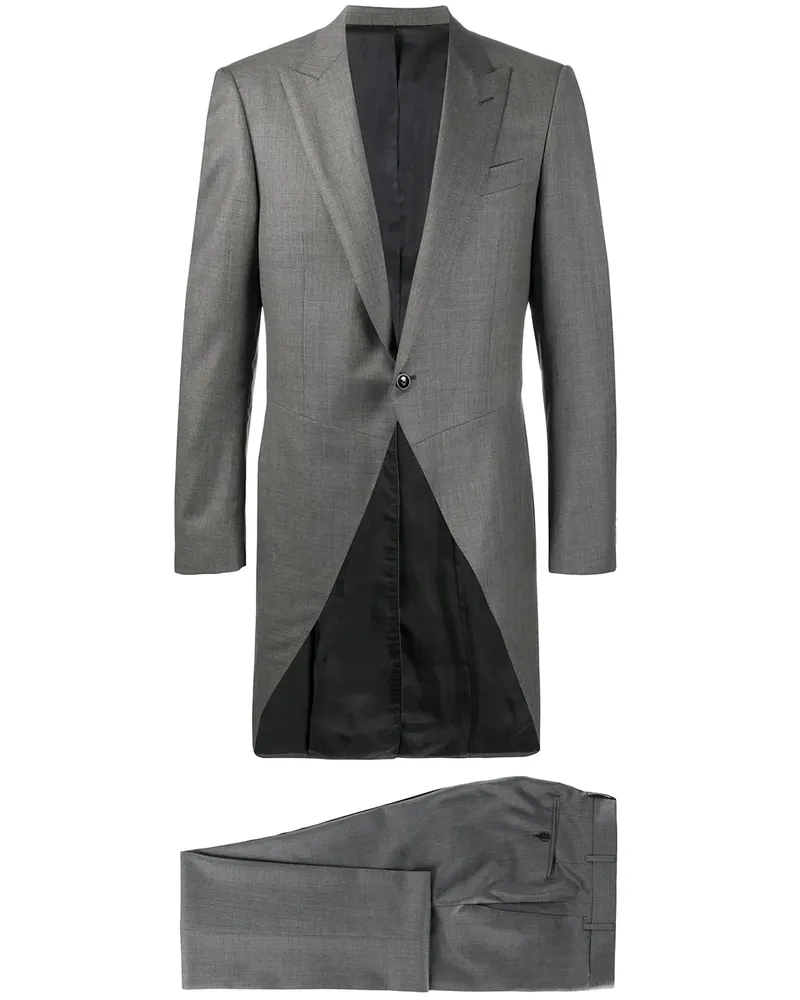 Canali Zweiteiliger Anzug mit Frack - Grau Grau