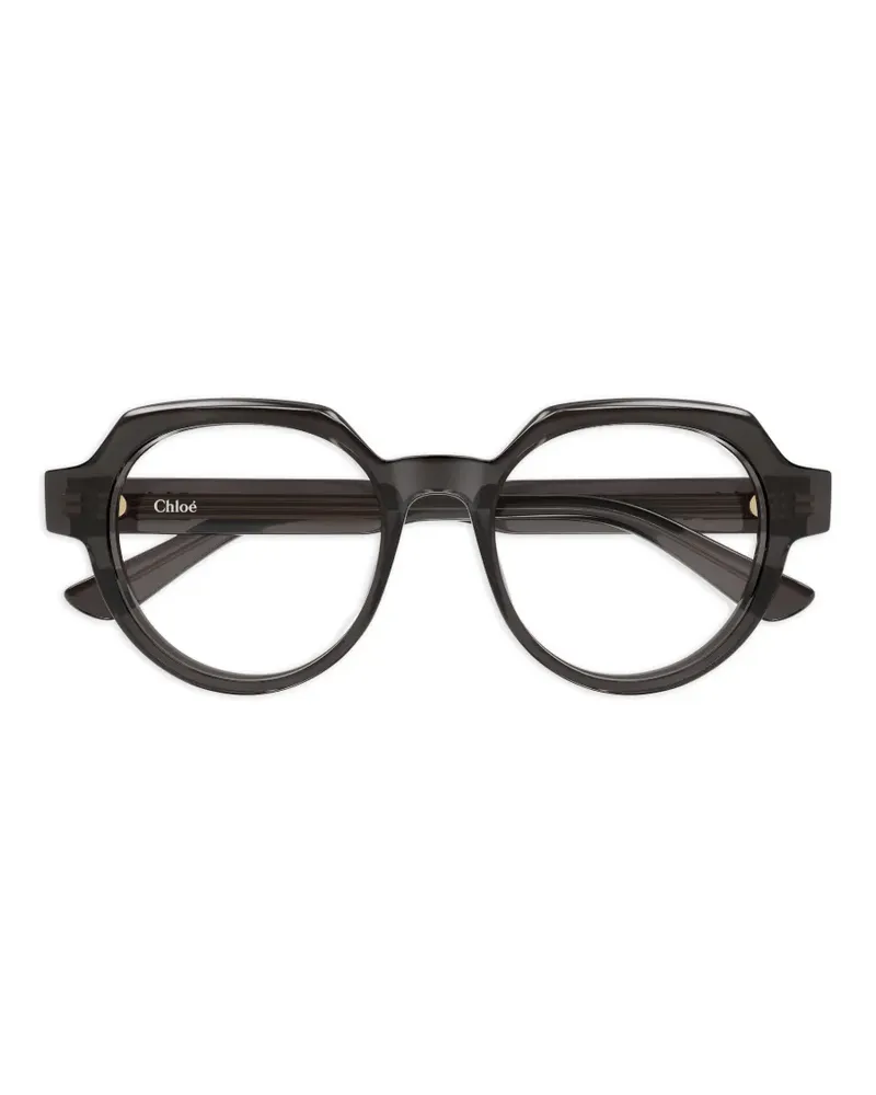 Chloé Brille mit rundem Gestell - Grau Grau