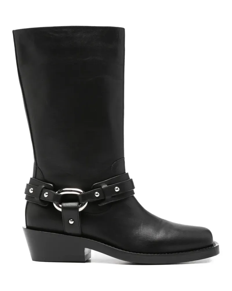 Paco Rabanne block-heel boots - Schwarz Schwarz