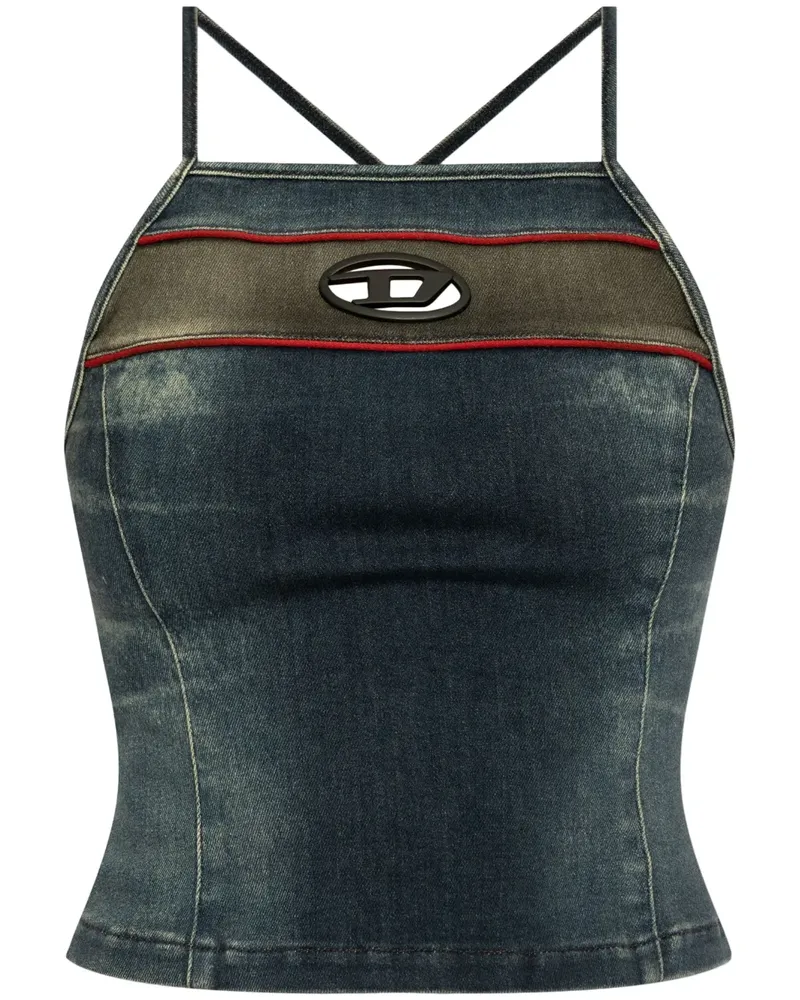 Diesel De-Pilu Oberteil - Blau Blau