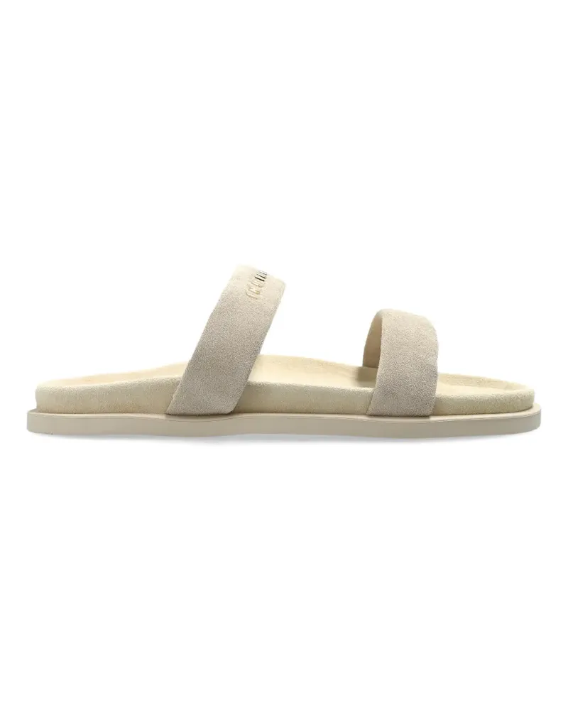 INUIKII strap-upper leather sandals - Nude Nude