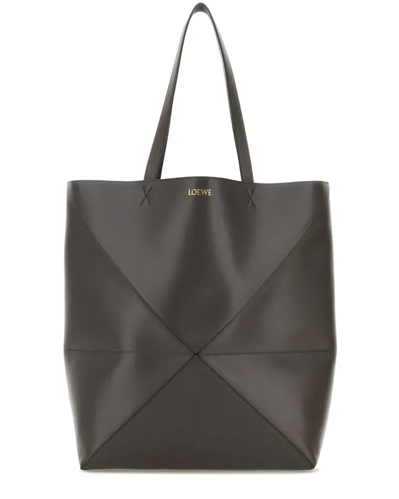 Loewe Puzzle Fold Handtasche - Grau Grau