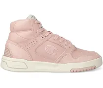High-Top-Sneakers mit Logo - Rosa