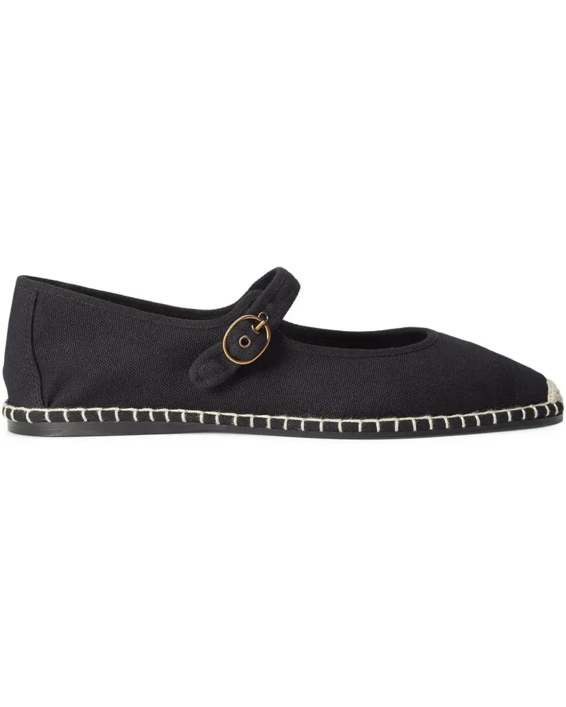 Ralph Lauren Ballerinas aus Baumwolle - Schwarz Schwarz