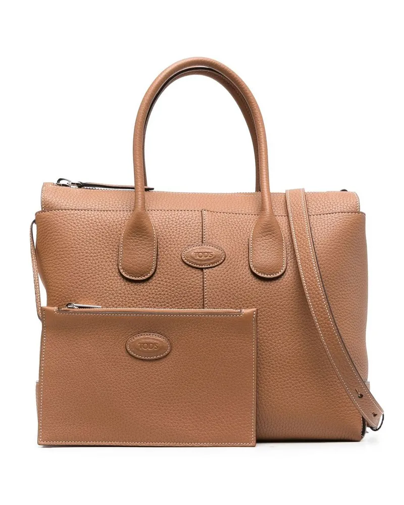 TOD'S Handtasche mit Beutel - Braun Braun