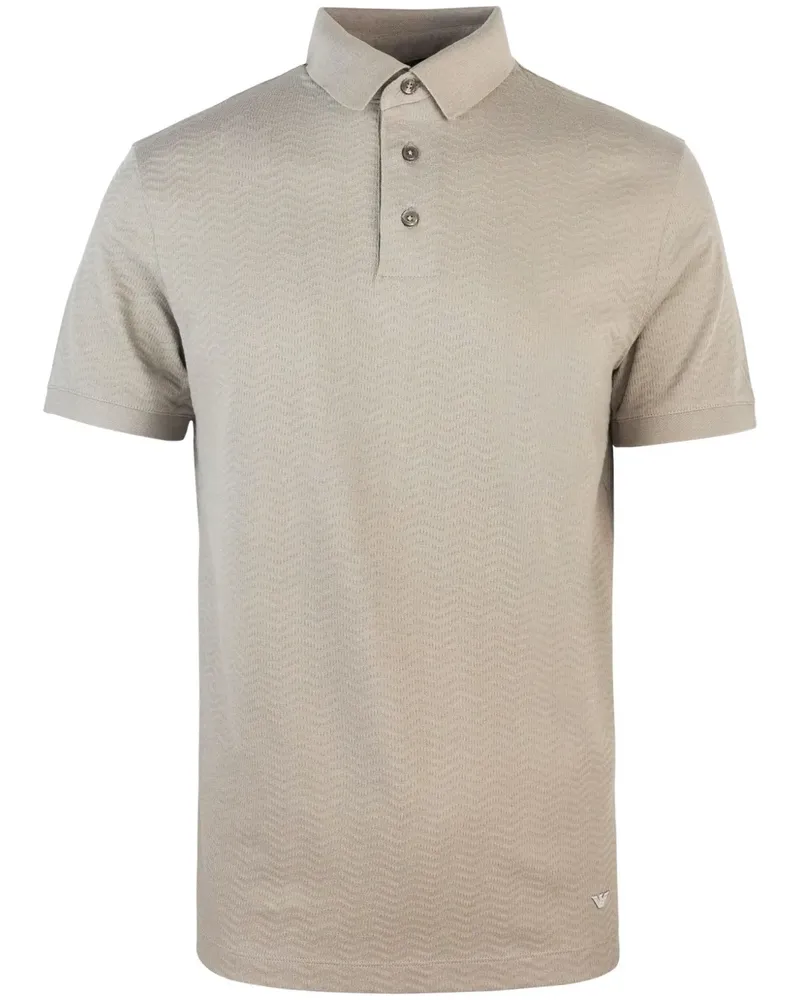 Emporio Armani Poloshirt mit Logo - Nude Nude