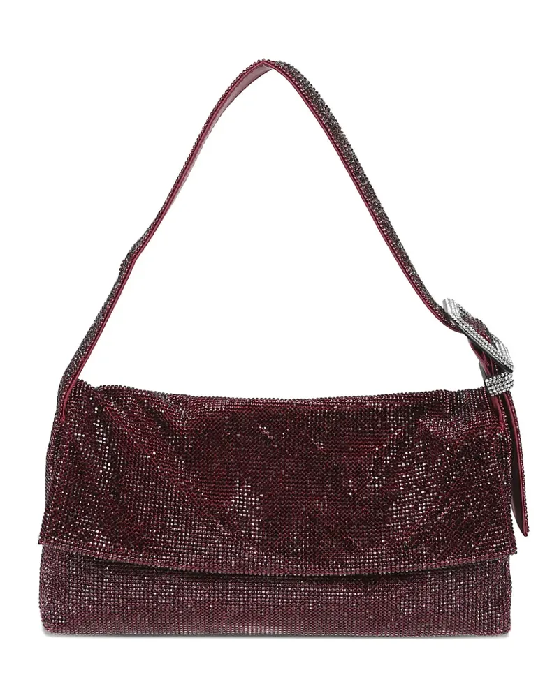 Benedetta Bruzziches Schultertasche mit Kristallen - Rot Rot
