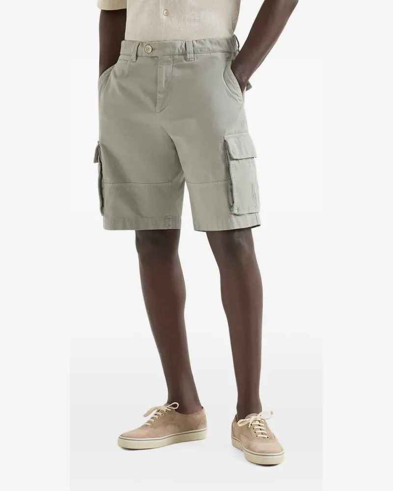 Brunello Cucinelli Klassische Cargo-Shorts - C6018 Khaki C6018
