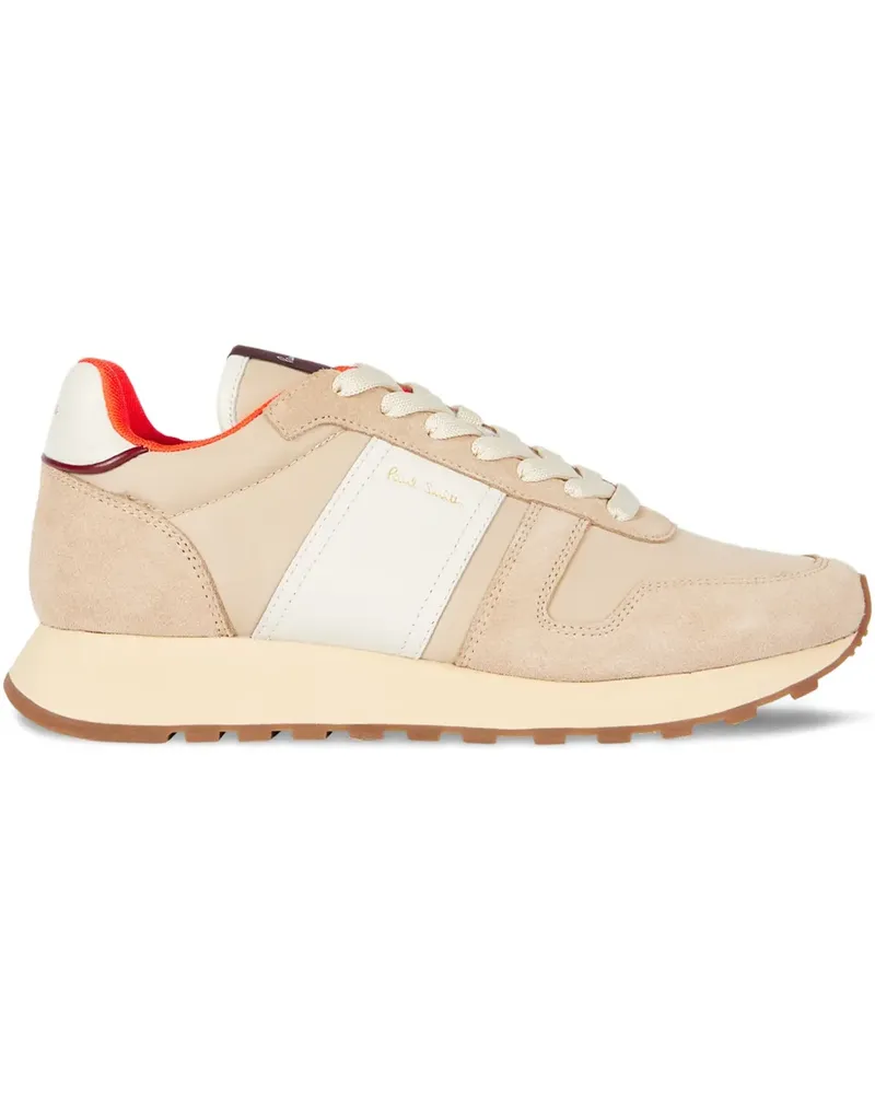 Paul Smith Eighties Sneakers mit gestreiftem Einsatz - Nude Nude