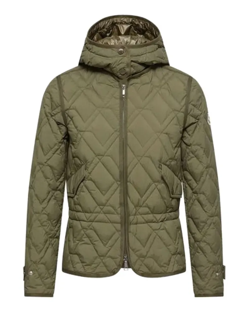 Moncler Lilas Jacke mit geometrischer Steppung - Grün Grün