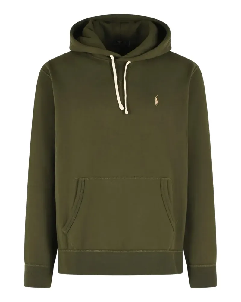 Ralph Lauren logo-embroidered drawstring hoodie - Grün Grün