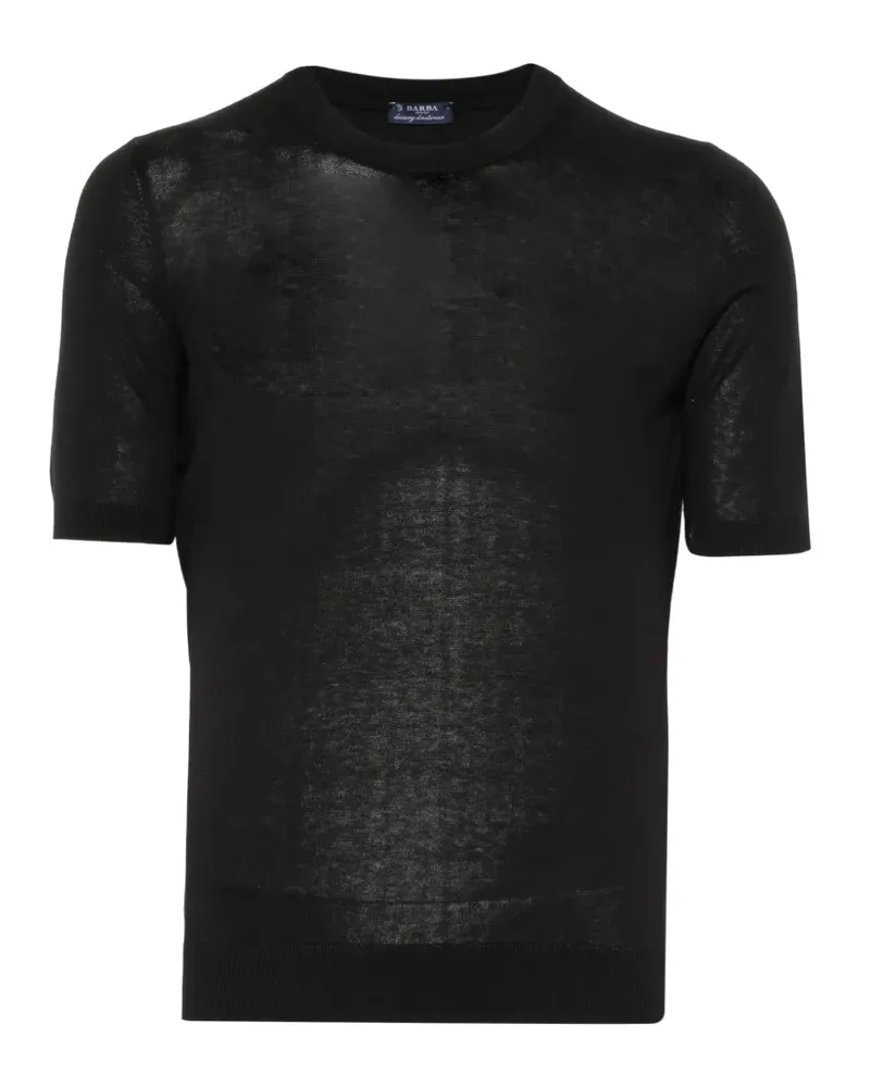 BARBA short-sleeve sweater - Schwarz Schwarz