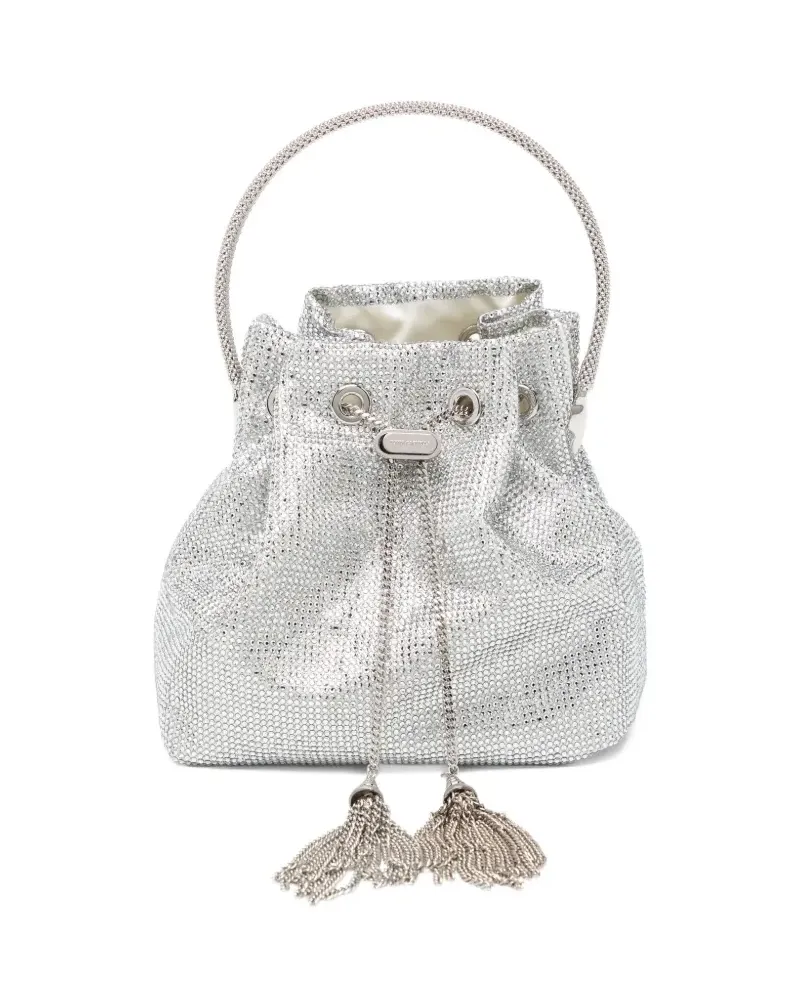 René Caovilla Mini Deva Tote Bag - Silber Silber