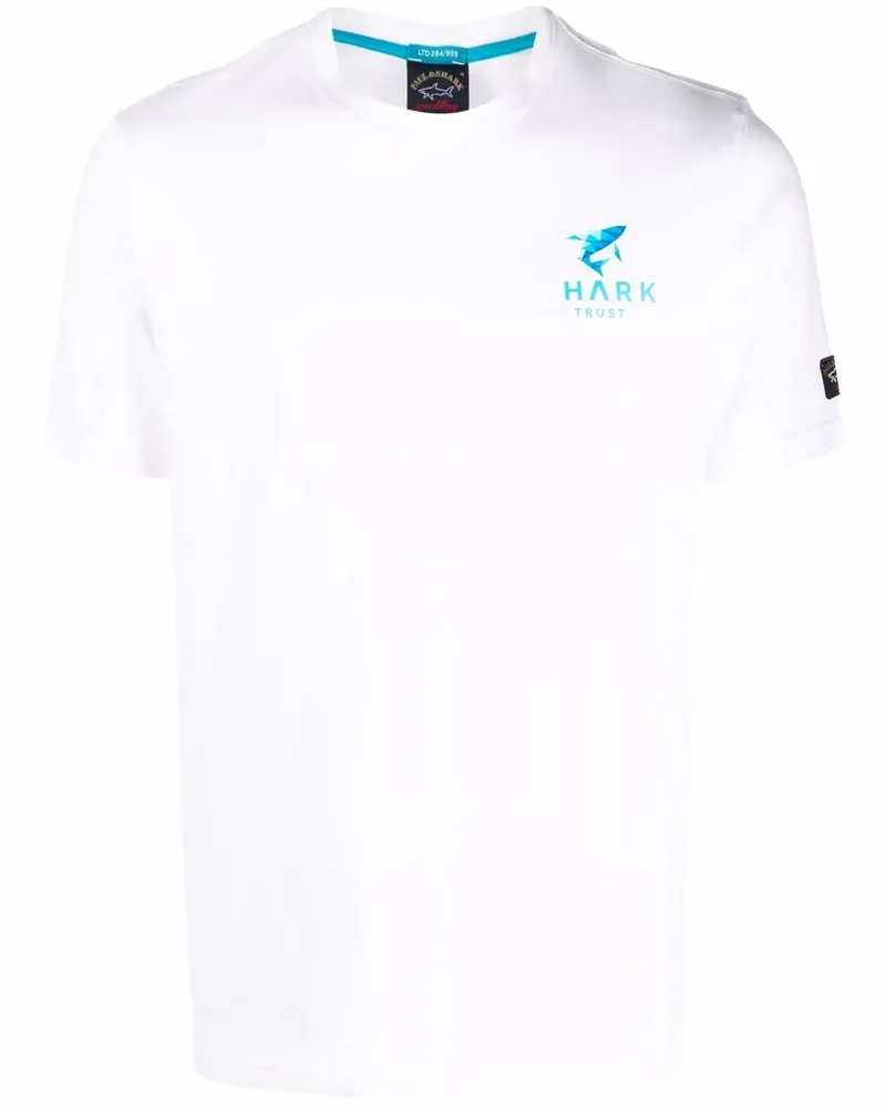 Paul & Shark T-Shirt mit Logo-Print - Weiß Weiß