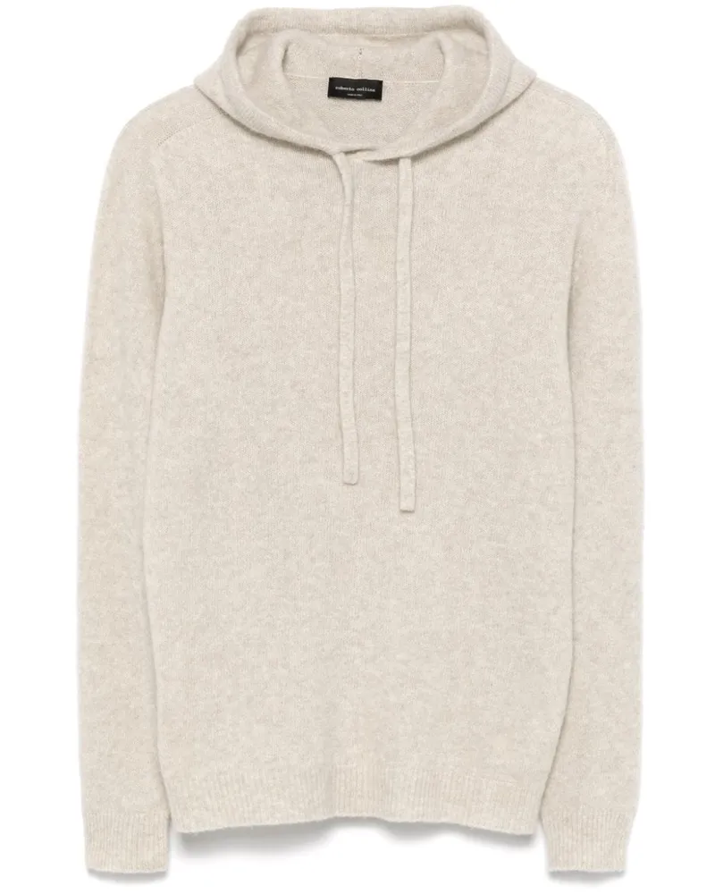 Roberto Collina Melierter Hoodie - Nude Nude