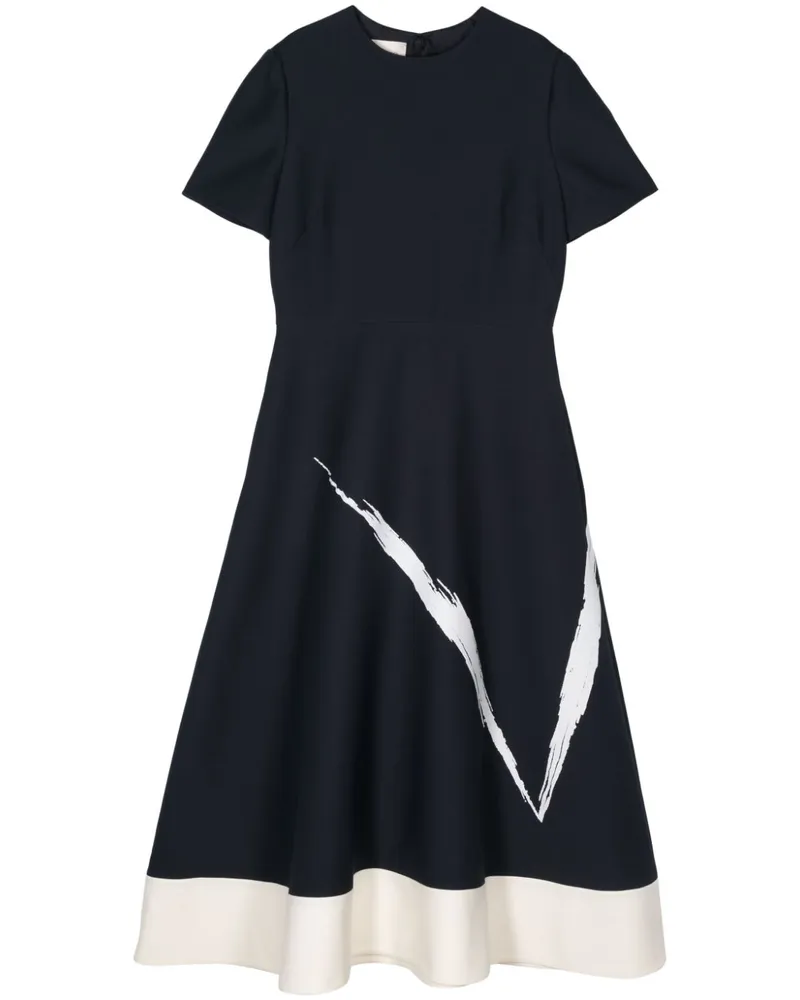 Valentino Garavani Klassisches Midikleid - Blau Blau