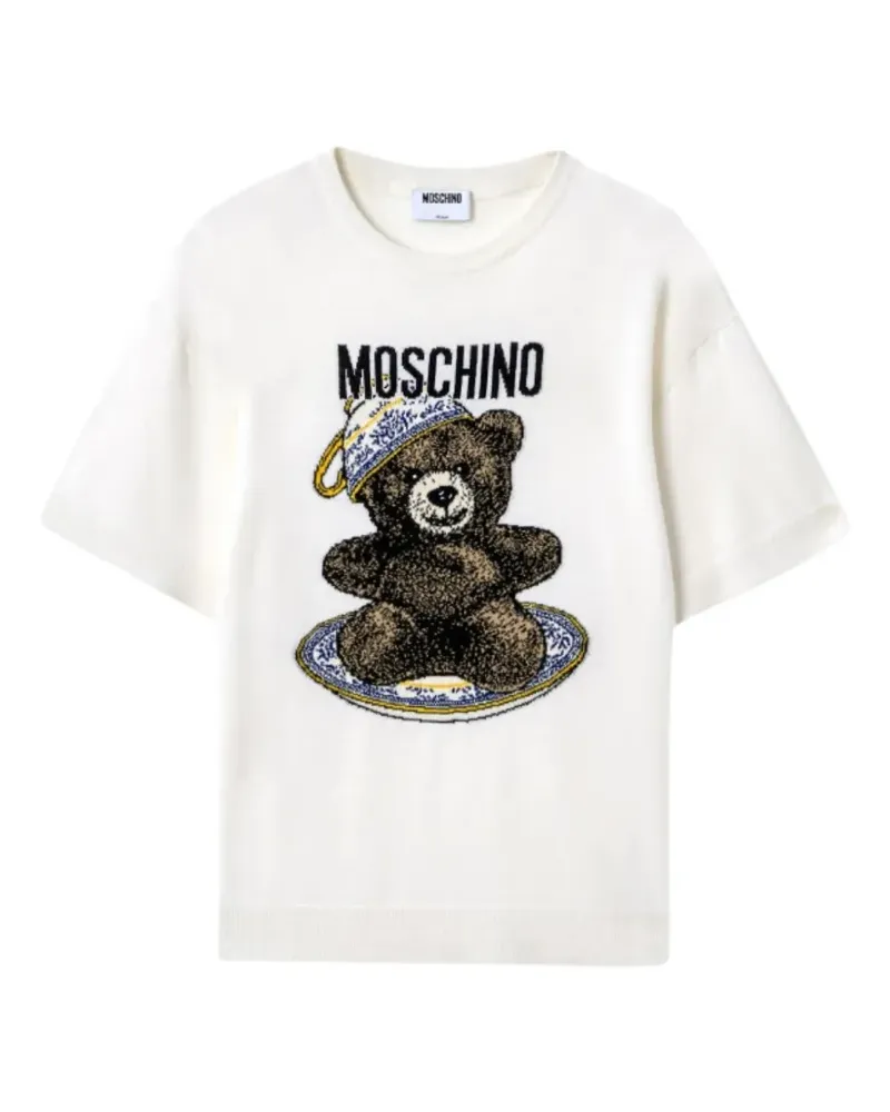 Moschino teddy bear graphic T-shirt - Weiß Weiß