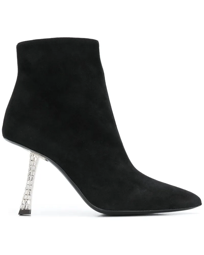 Giuseppe Zanotti Stiefeletten mit Design-Absatz Schwarz