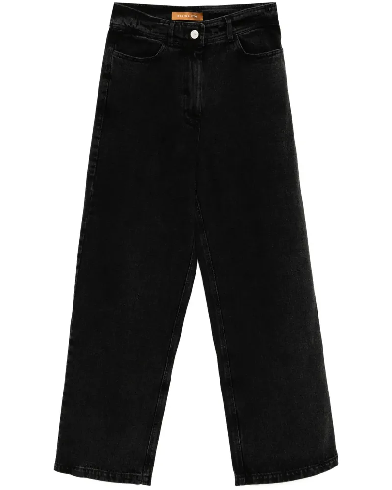 REJINA PYO Maude Jeans - Schwarz Schwarz