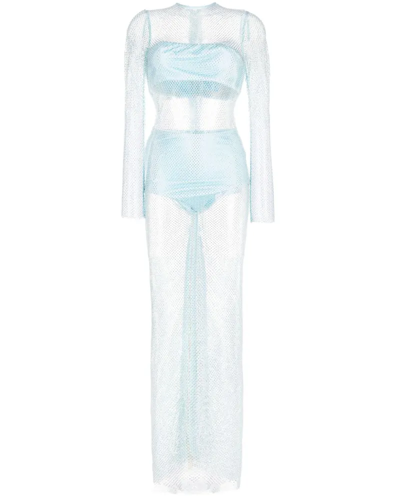 BRONX AND BANCO Kristallverziertes Kleid - Blau Blau