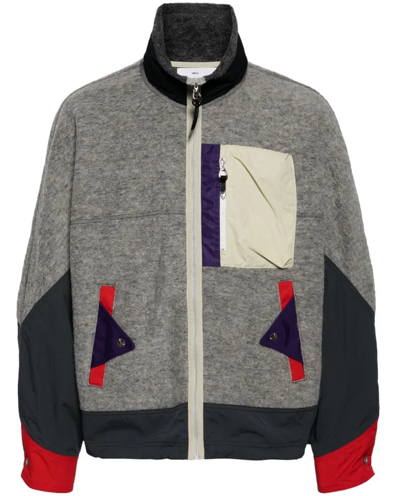 Toga Bomberjacke in Colour-Block-Optik Grau