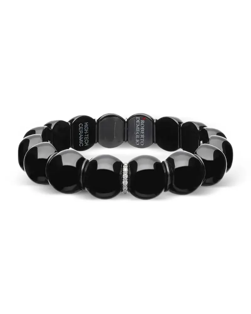 Roberto Demeglio Dama Armband mit Diamanten - Schwarz Schwarz