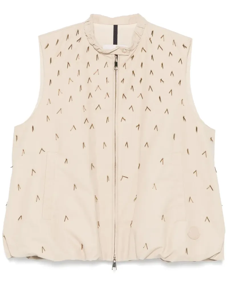 Moncler Gruilly Weste - Nude Nude