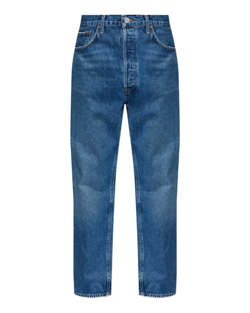 AGOLDE 90´s frayed jeans - Blau Blau