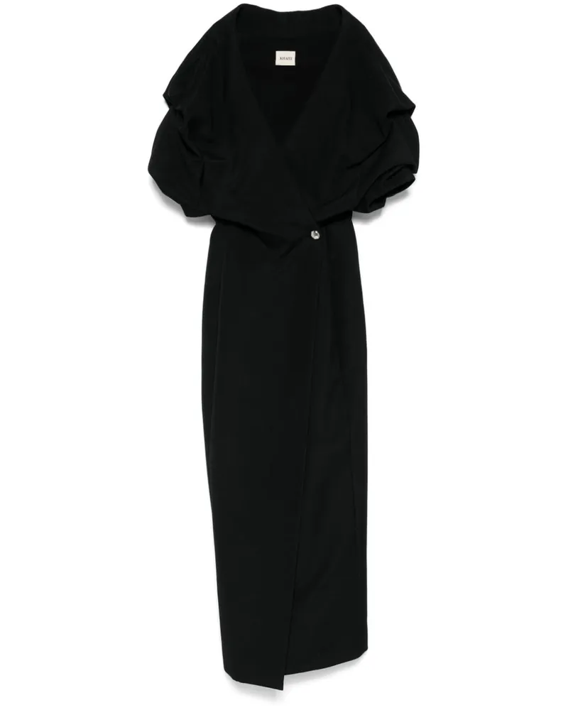 KHAITE Truman Maxikleid - Blau Blau