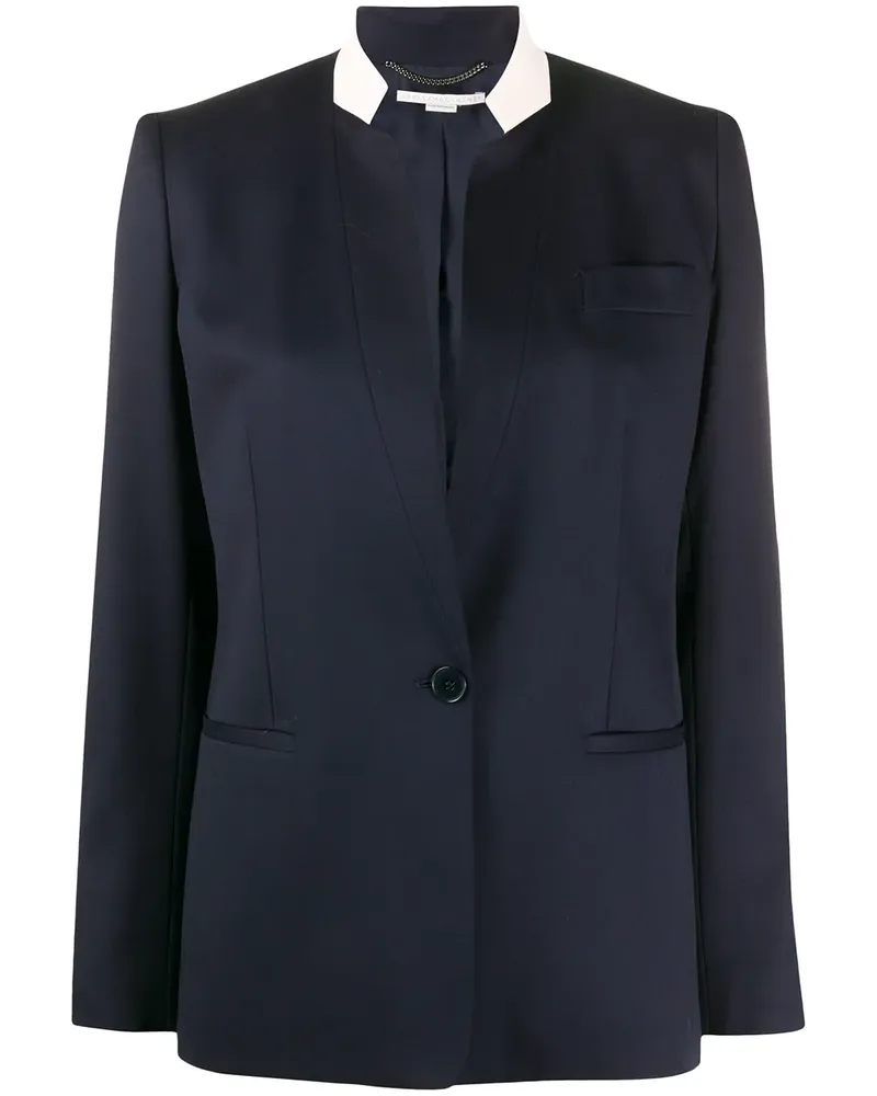 Stella McCartney Einreihiger Blazer - Blau Blau
