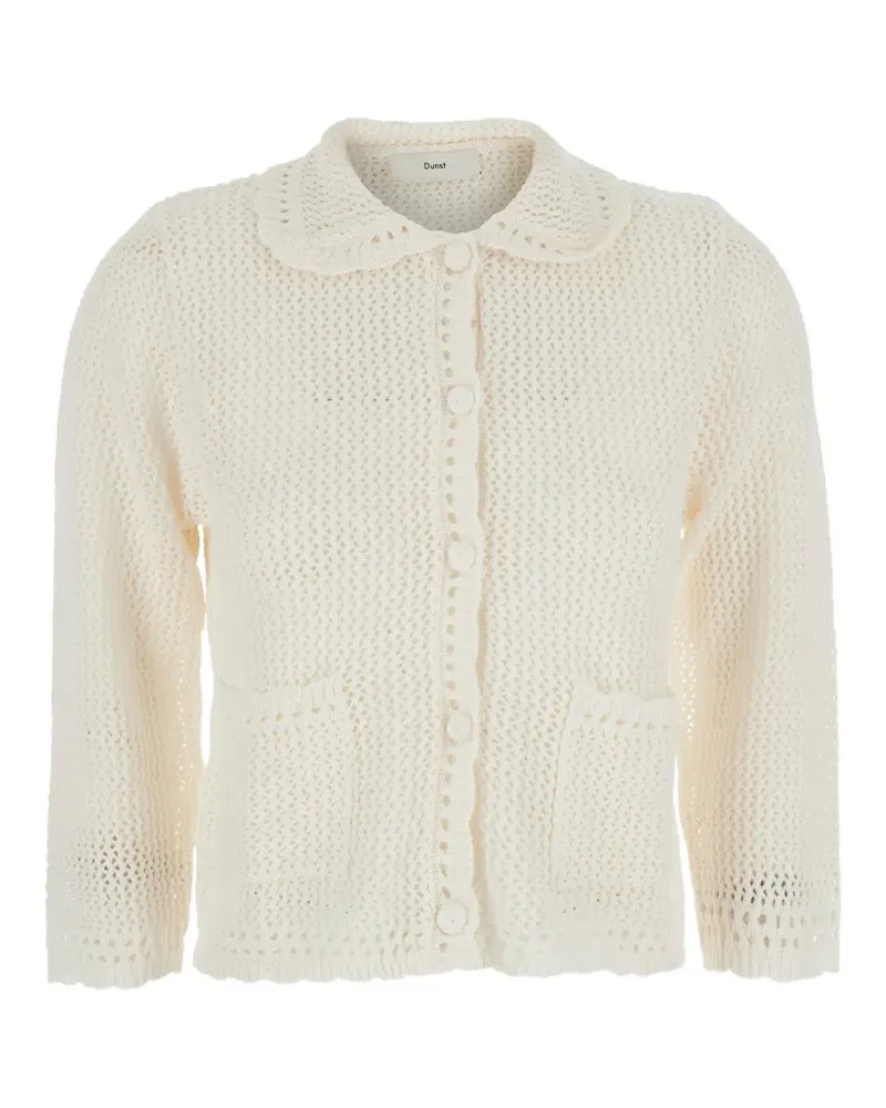 Dunst open-knit cardigan - Nude Nude