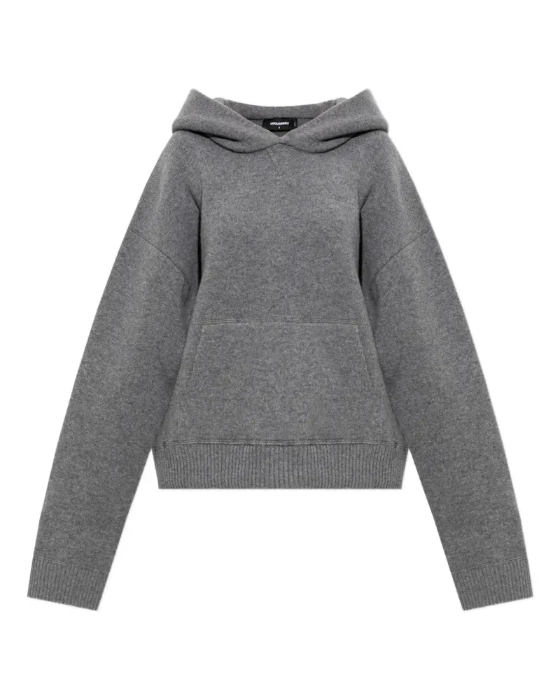 Dsquared2 Hoodie mit Logo-Stickerei - Grau Grau
