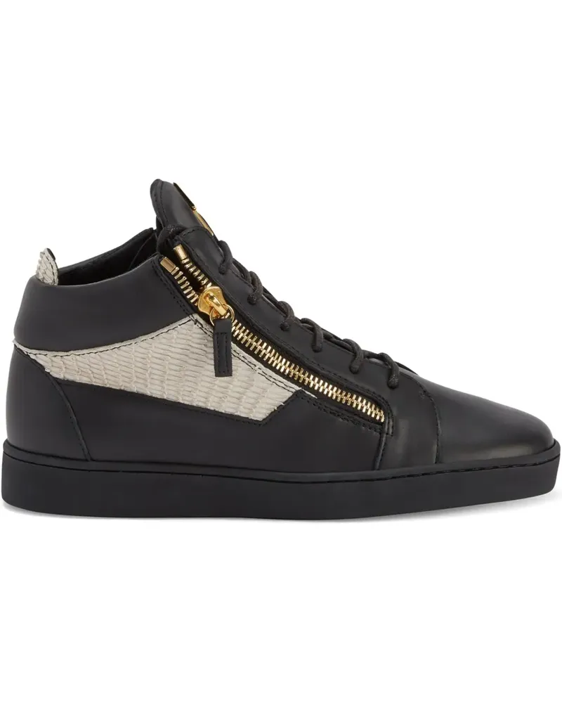 Giuseppe Zanotti Kriss Sneakers mit Reißverschluss - Schwarz Schwarz