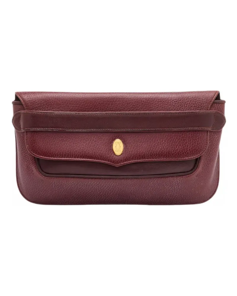 Cartier Must de  Clutch aus Leder - Rot Rot
