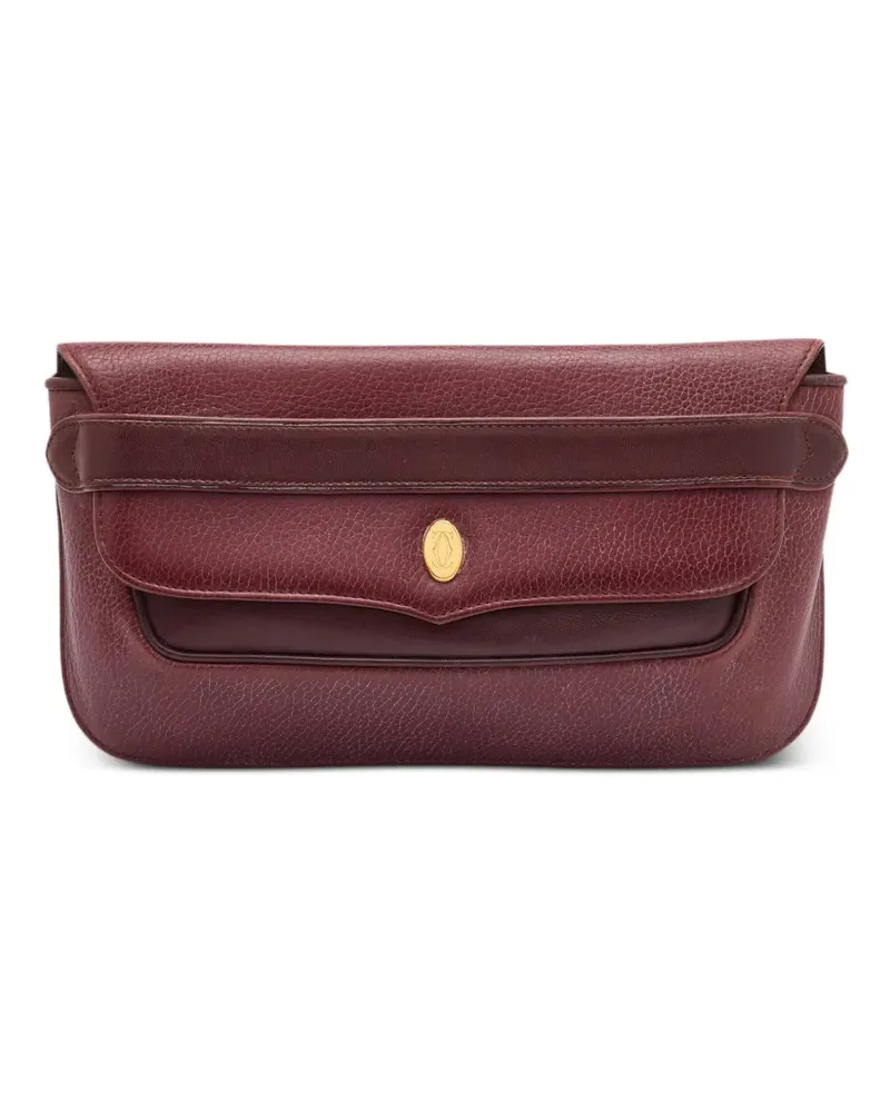 Cartier Must de  Clutch aus Leder - Rot Rot