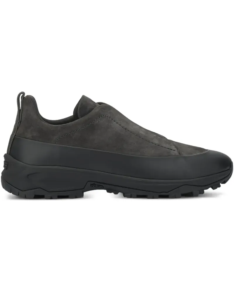 Ermenegildo Zegna Sneakers mit Wildledereinsätzen - Grau Grau