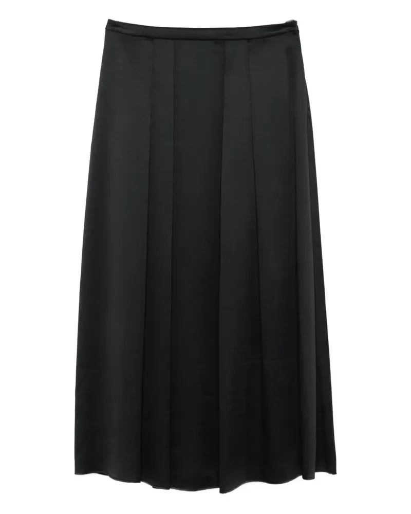 Emporio Armani pleated midi skirt - Schwarz Schwarz