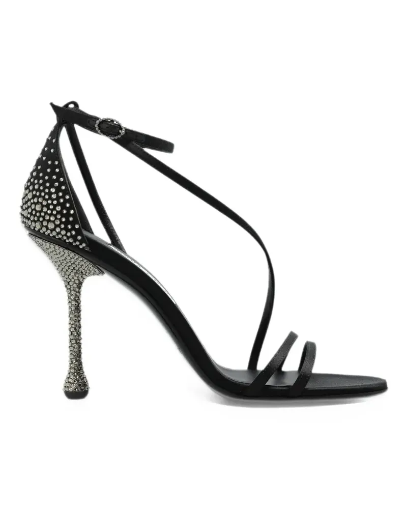 Jimmy Choo Zelia Sandalen mit Kristallen - Schwarz Schwarz