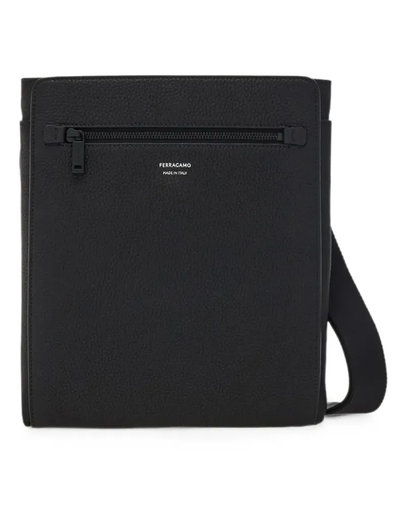 Ferragamo Umhängetasche aus Leder - Schwarz Schwarz